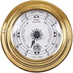 Horloge des mar�esbarom�tre muralthermom�tre hygrom�tre3, 8 poucesbo�tier en laiton polipour int�rieur ...