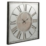 Paris prix - horloge murale déco 'hôtel' 99cm gris Paris prix - horloge murale déco 'hôtel' 99cm gris