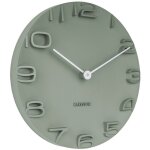 Horloge murale sur le bd vert