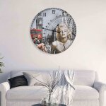 Horloge murale vintage 60 cm vidaxl