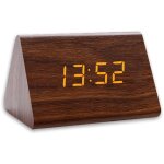 Horloge - r�veil digitale � �cran led - 3 r�glages d'alarme ind�pendants, alimentation et recharge par ...