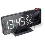 Horloge de table / r�veil projecteur radio cross - border amazon - grand �cran affichant temp�rature ...