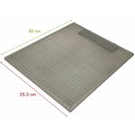Hotpoint ariston - filtre m�tal (anti graisses) 252x300mm (c00050409) hotte airlux, ariston hotpoint, ...