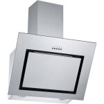 Hotte d'aspiration inclin�e hotte murale sans t�te 60 cm inox led - respekta