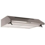 Hotte casquette 60cm 230m3 / h inox - glem gas - ghc620ss
