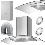 Hotte chemin�e berdsen bt - 223 inox 90 cm