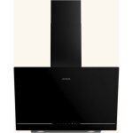 Hotte cuisine murale silverline evora noire connect�e 90 cm