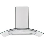 Hotte d�corative - continental edison - ceh60gs2 - classe a - 60 x 47 x 50 / 84 cm - inox / verre