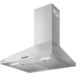 Hotte dcorative murale 60cm 624m3 / h inox - brandt - bhp4612x