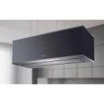 Hotte diade cm. 90x30 - acier inoxydable, noir - 800 m / h