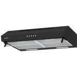 Hotte visiere 60cm noir brandt - bhc4611b