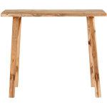 House nordic - console en teck l90cm - bois clair - girona