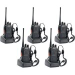 Housecurity - talkie walkie radio bidirectionnelle bf - 888s (lot de 5) et c�ble de programmation usb ...