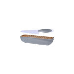 Excellent houseware - excellente boîte à pain + planche à découper en bois et couteau assortis Excellent houseware - excellente boîte à pain + planche à découper en bois et couteau assortis