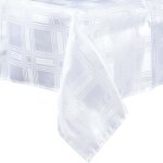 Excellent houseware - nappe antitache blanche 180x130 cm