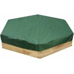Housse de bac � sable hexagonale, couverture de bac � sable, b�che en tissu oxford avec cordon de serrage, ...