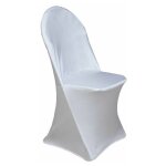 Mob event pro - housse blanche de chaise pliante