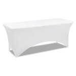 Housse blanche pour table pliante 180 cm Housse blanche pour table pliante 180 cm