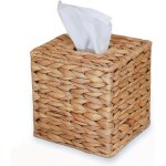 Housse de bo�te � mouchoirs tiss�e � la main en jacinthe d', support de bo�te � serviettes en osier fait ...