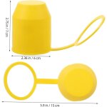 Housse de boule de remorque en plastique durable, housse de crochet de remorque tanche et anti - poussire, ...