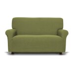 Housse de canap extensible vert kiwi new york, anti - rayures, pour canaps avec accoudoirs, housse ...