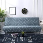 Housse de canap - lit pour le recouvrement complet de canaps sans accoudoirs, extensible lastique, ...