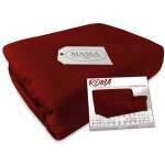 Housse de canap� universelle �lastiqu�e et r�sistante aux taches roma bordeaux 2 places de cm. 110 � ...