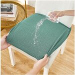 Housse de chaise 2 pi�ces housse de coussin de chaise housse de si�ge de chaise imperm�able d�montable ...