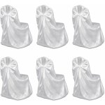 Housse de chaise blanche pour le banquet de mariage 6 pi�ces dec022481