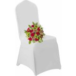 Housse de chaise mariage: 5 pi�ces housse de chaise extensible couverture de chaise durable de salle ...