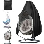 Housse de chaise suspendue 190 x 115cm, 210d oxford - tissu bache de protection exterieur avec fermeture ...
