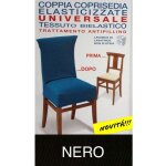 Housse de chaise troncon new york tout noir