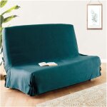 Housse de clic - clac anjali coton bleu canard 140x200cm atmosphera crateur d'intrieur