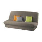 Housse de clic - clac essentiel 120x140cm taupe Housse de clic - clac essentiel 120x140cm taupe