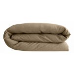 Vent du sud - housse de couette palace 100% coton teint lav palace camel - housse de couette 140 x 200 ...
