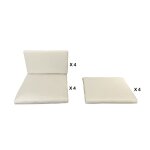 Concept - usine - housses de coussins blanc pour miami 8 places miami Concept - usine - housses de coussins blanc pour miami 8 places miami
