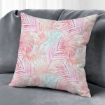 Housse de coussin ext�rieur fleurs �t�, d�coration chaise banc, 40�40cm