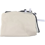 Housse de coussin imperm�able 150x50x10cm pour hamac ou balancelle jardin, polyester taffeta (beige)