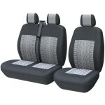 Housse de coussin de si�ge 1 + 2 places pour voiture et camion, compatible avec ford transit, opel vivaro, ...