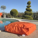 Homemaison - housse de coussin de sol extérieure orange 71x71x15 cm Homemaison - housse de coussin de sol extérieure orange 71x71x15 cm