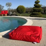 Homemaison - housse de coussin de sol ext�rieure rouge 71x71x15 cm