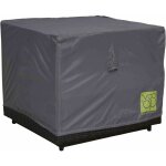 Housse de fauteuil de jardin polyester gris