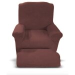 Housse de fauteuil relaxation chocolat