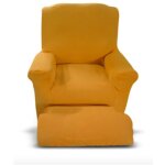 Housse de fauteuil relaxation ocre
