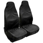 Housses imperm�ables pour si�ges auto universels (pack de 2) 132 x 54cm noir