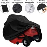 Housse impermable pour tondeuse autoporte - housse de protection pour tracteur de jardin, xl(183137117cm) ...