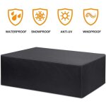 Housse de mobilier de jardin table de jardin �tanche housse de protection pour coin salon de mobilier ...