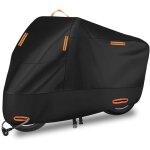 Housse de moto 210d, housse de moto rflchissante quatre saisons extrieure impermable, bande coupe ...