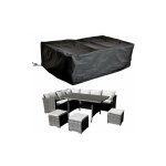 Housse de protection b�che pour meubles de jardin en rotin protection contre les intemp�ries ensemble ...