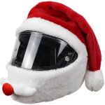 Housse de protection pour casque de moto père noël, personnalisée, pour l'extérieur Housse de protection pour casque de moto père noël, personnalisée, pour l'extérieur